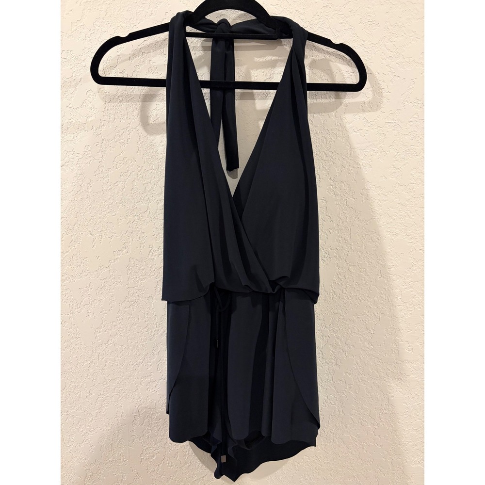 Magicsuit Black Halter Romper One Piece Swimsuit Size 10